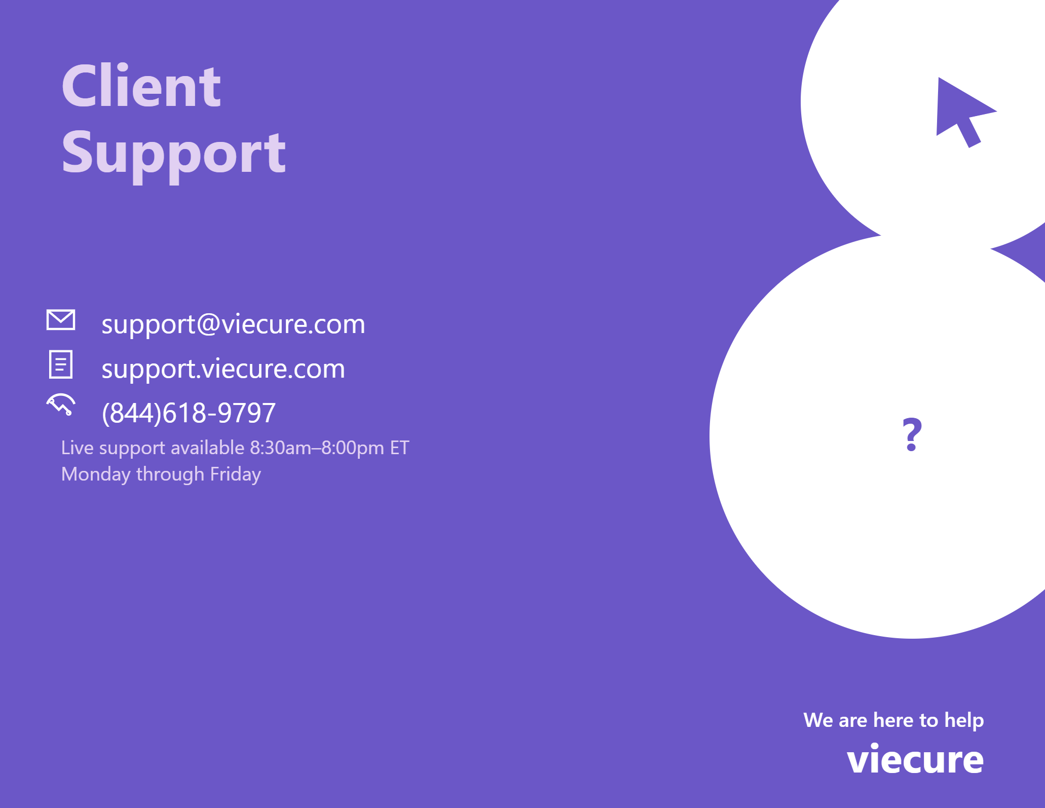 Client Support Card